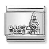 Nomination Composable Classic Link 330105/12 Big Ben Relief in 925 Silver